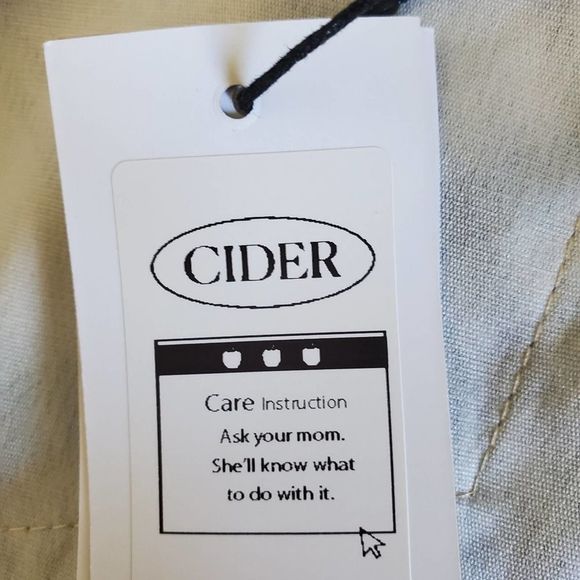 NWT Cider Designer Inspired Tan Plaid High Rise Pants - Picture 4 of 5